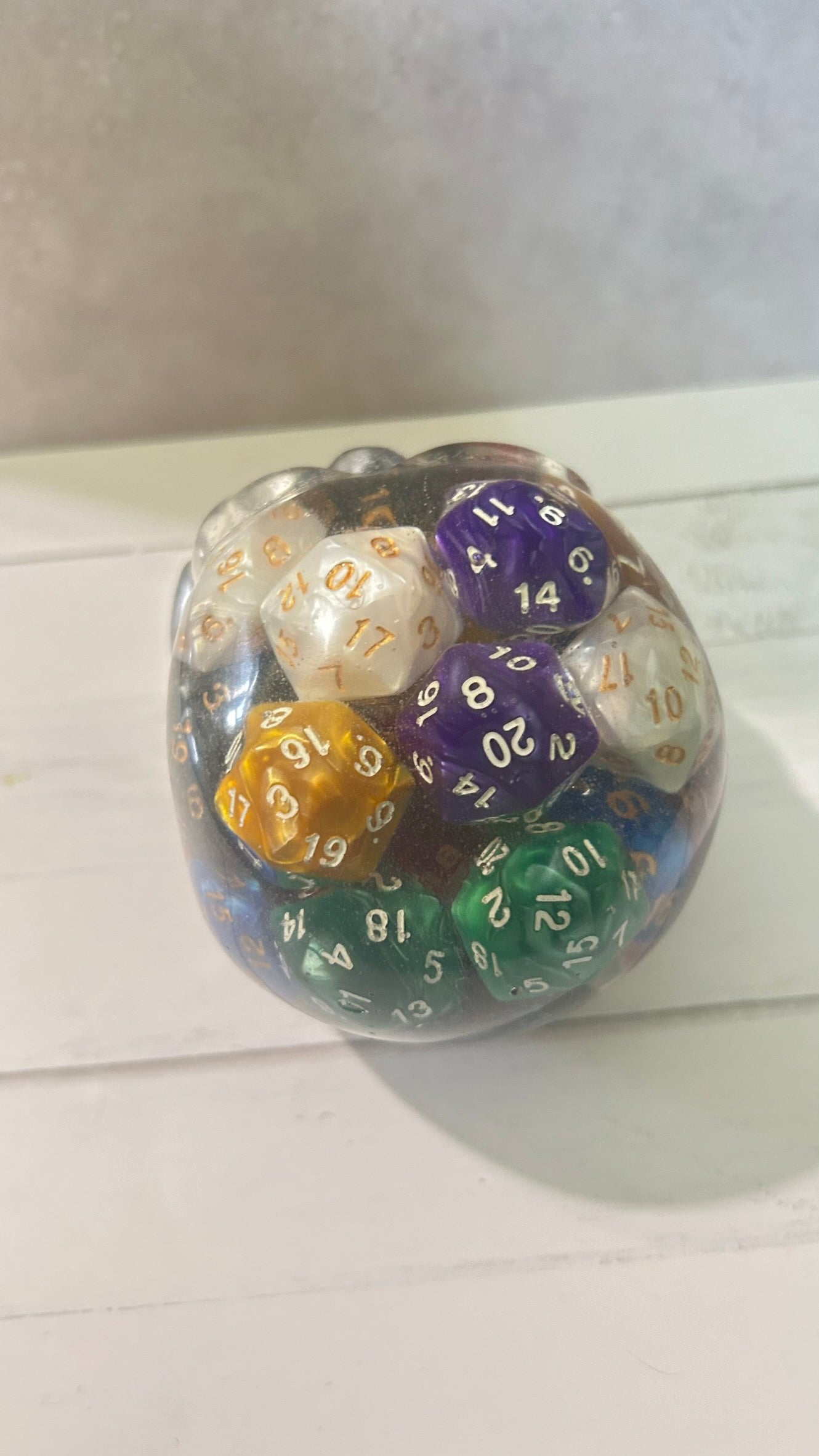 D20 Dice Skull
