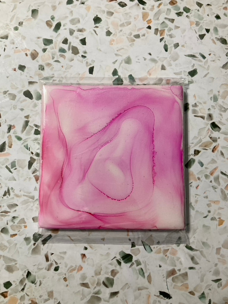 Pink Tile Coaster