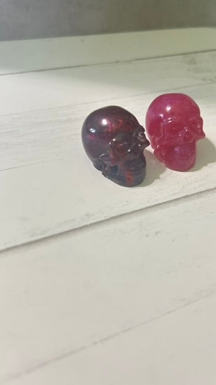 Pink and Purple Tiny Skulls