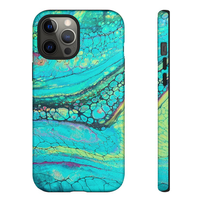 Green Abstract Art Phone Case