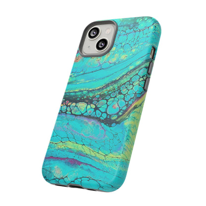 Green Abstract Art Phone Case