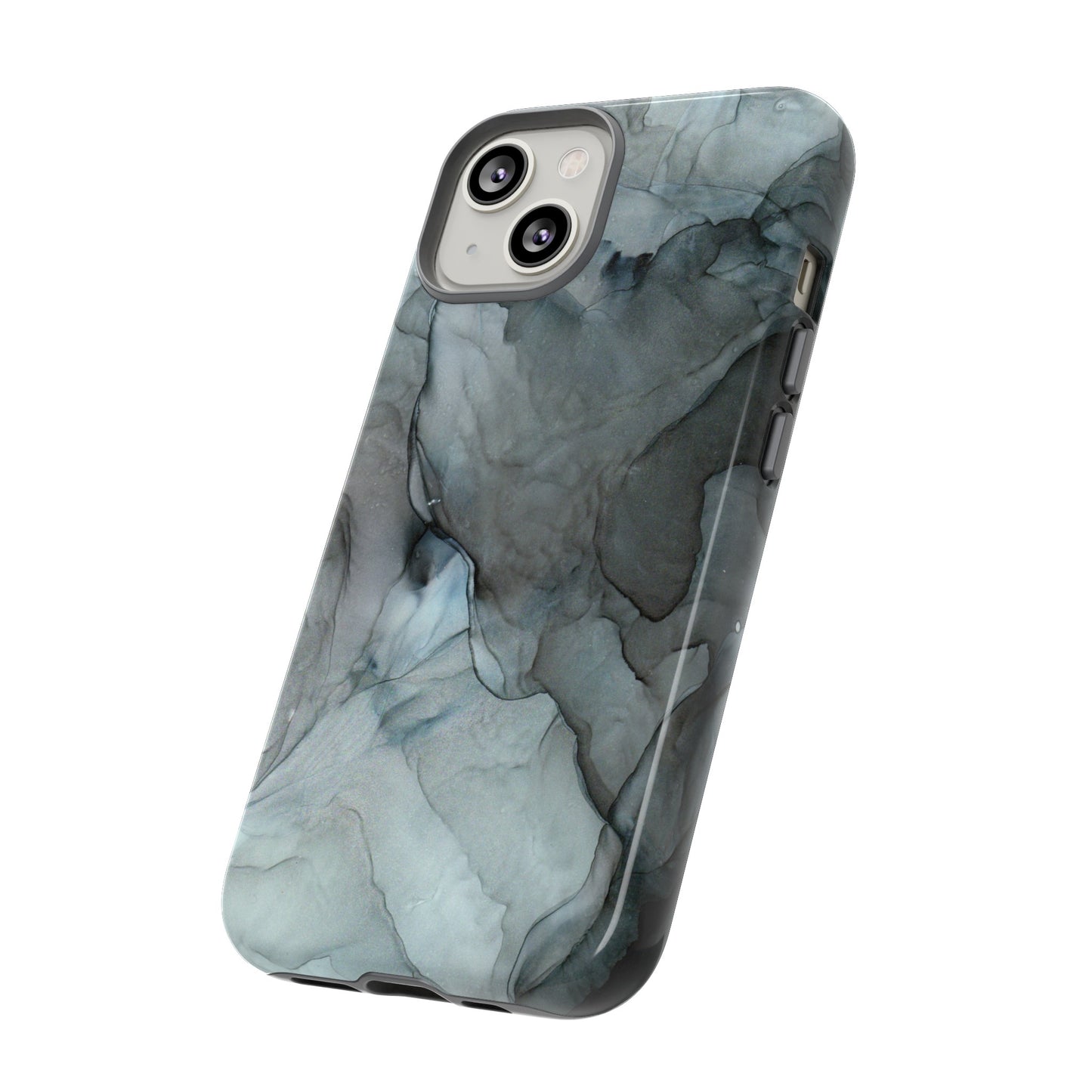 Smokey Black Abstract Art Phone Case