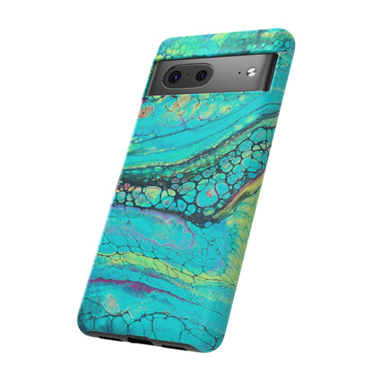 Green Abstract Art Phone Case