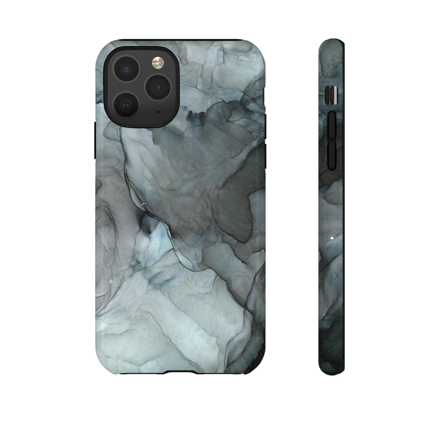 Smokey Black Abstract Art Phone Case