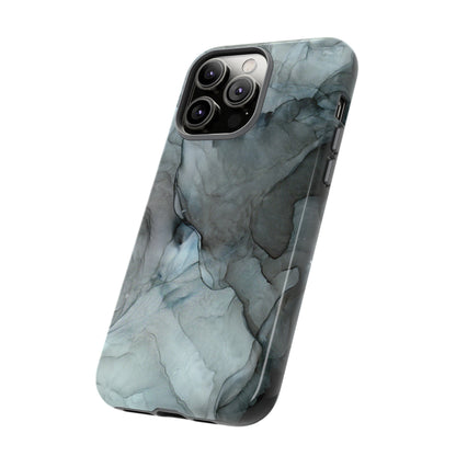 Smokey Black Abstract Art Phone Case