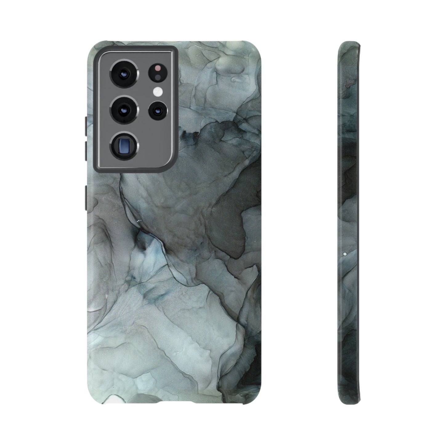 Smokey Black Abstract Art Phone Case