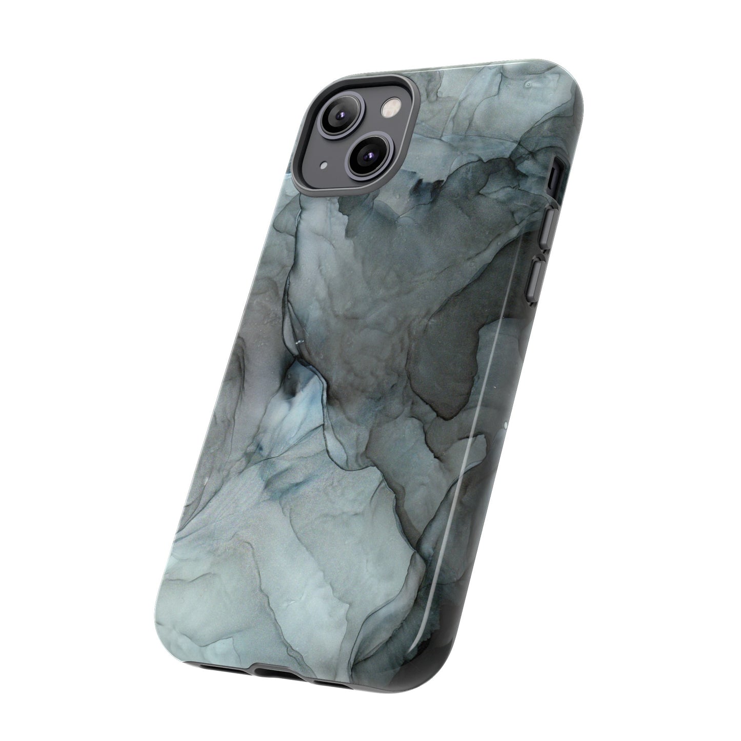 Smokey Black Abstract Art Phone Case