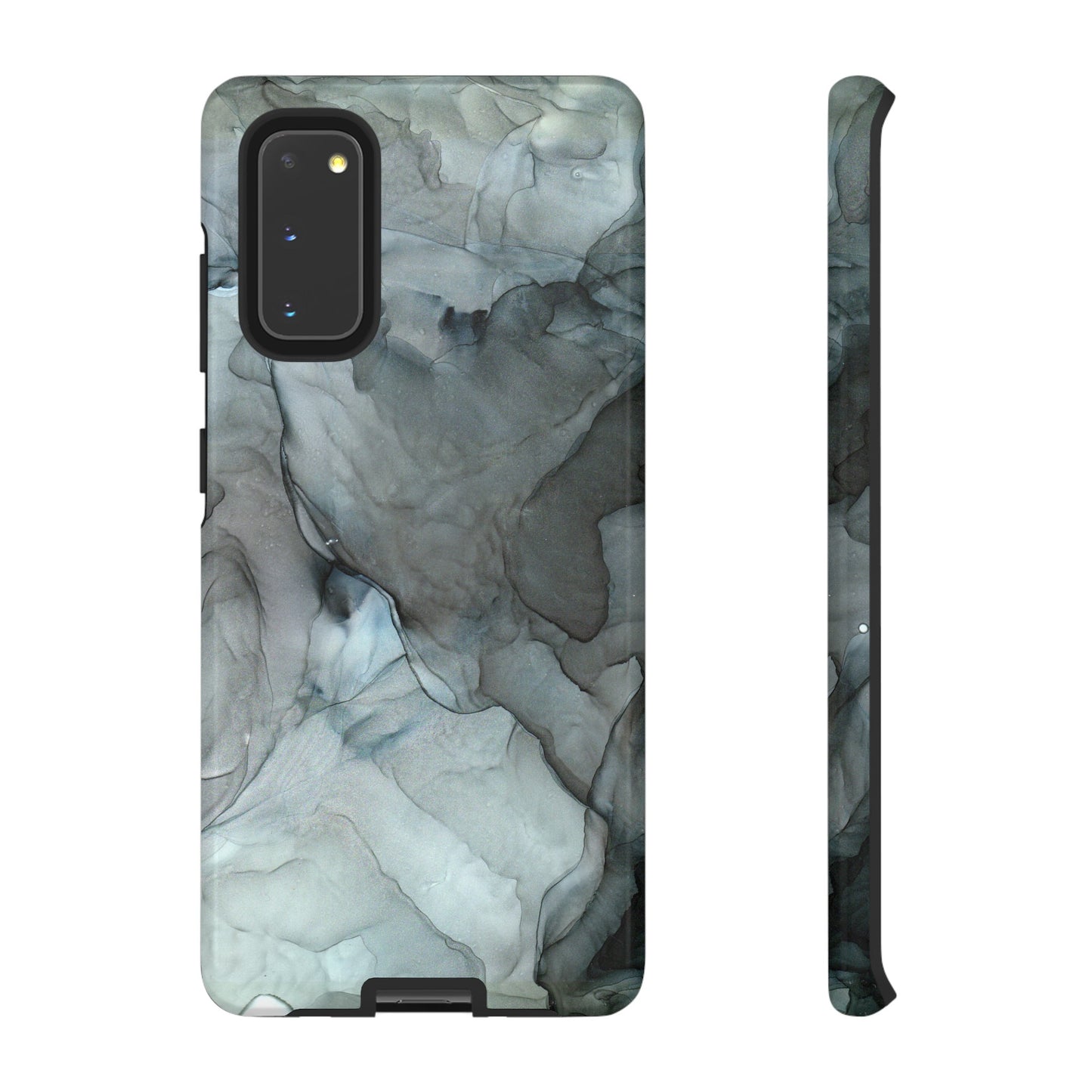 Smokey Black Abstract Art Phone Case