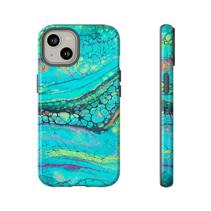 Green Abstract Art Phone Case