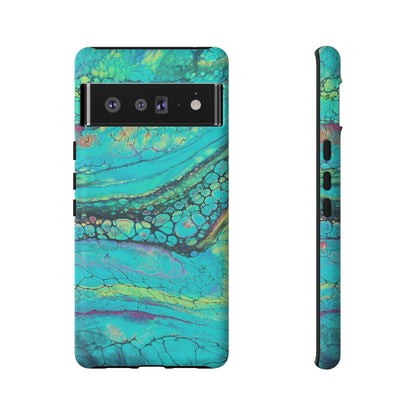 Green Abstract Art Phone Case