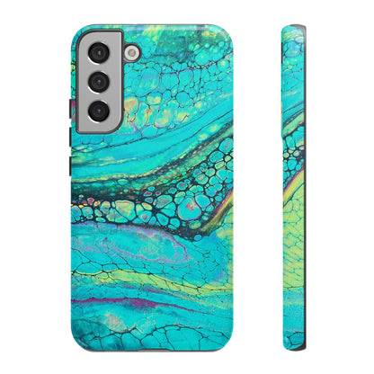 Green Abstract Art Phone Case