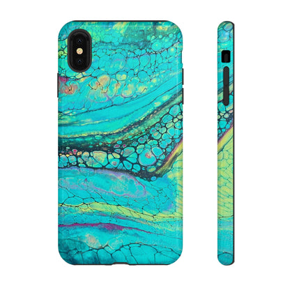 Green Abstract Art Phone Case