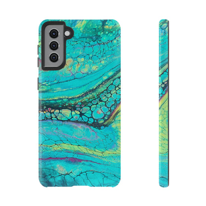 Green Abstract Art Phone Case