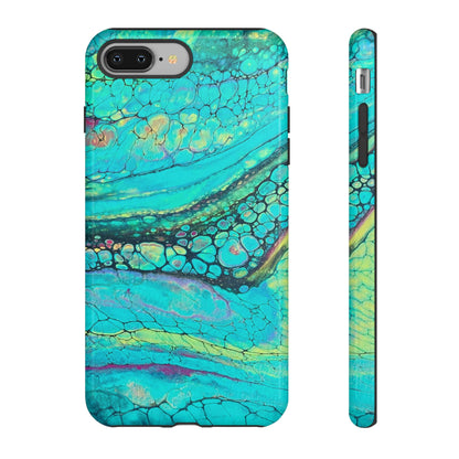 Green Abstract Art Phone Case