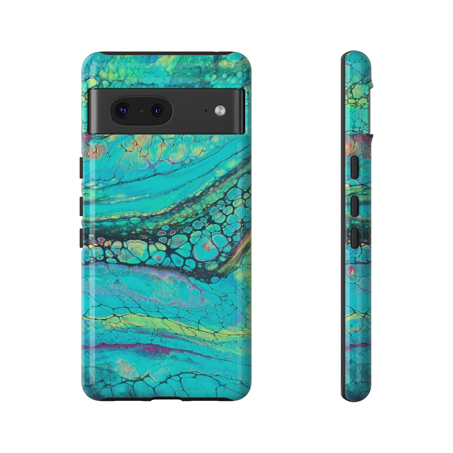 Green Abstract Art Phone Case