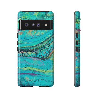 Green Abstract Art Phone Case