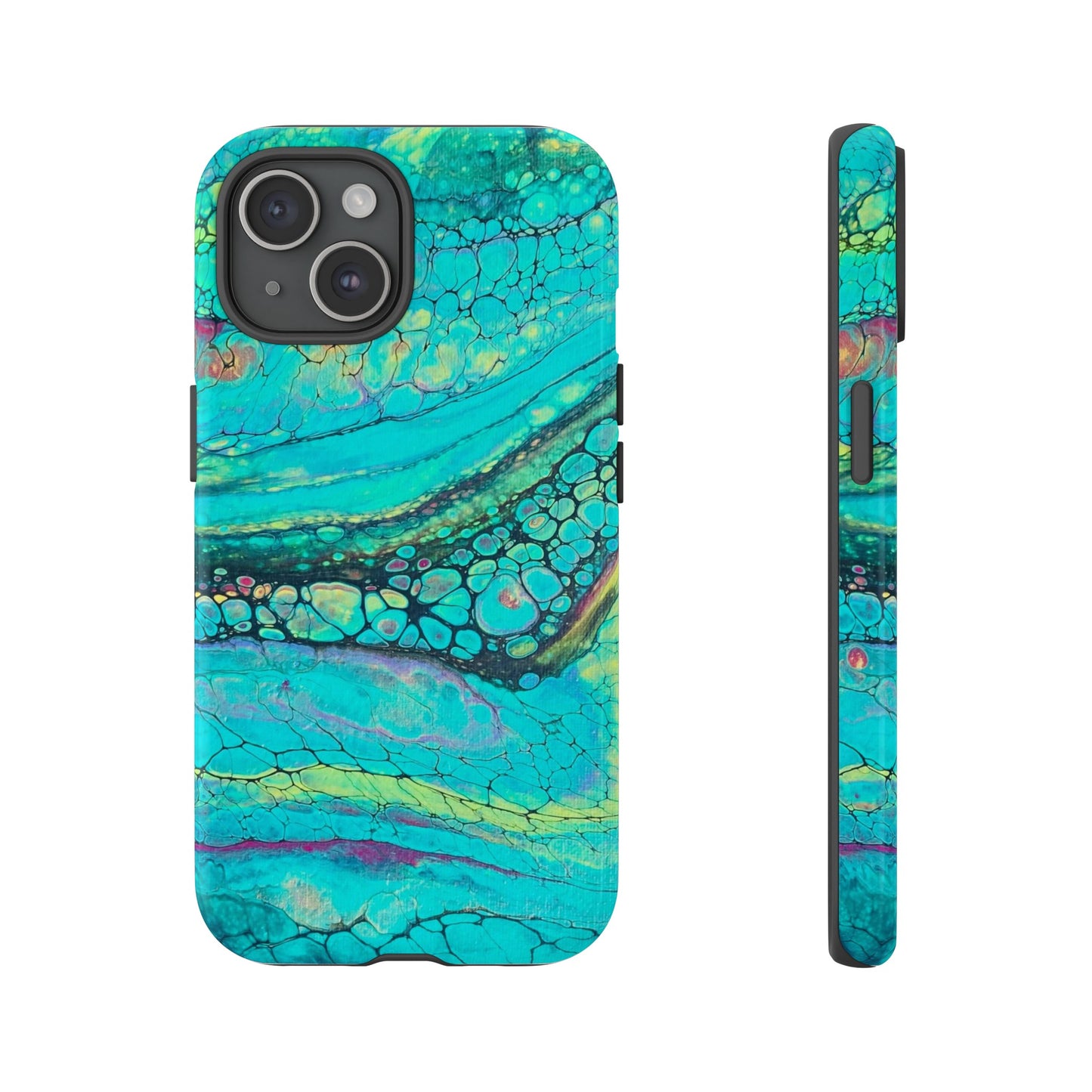 Green Abstract Art Phone Case