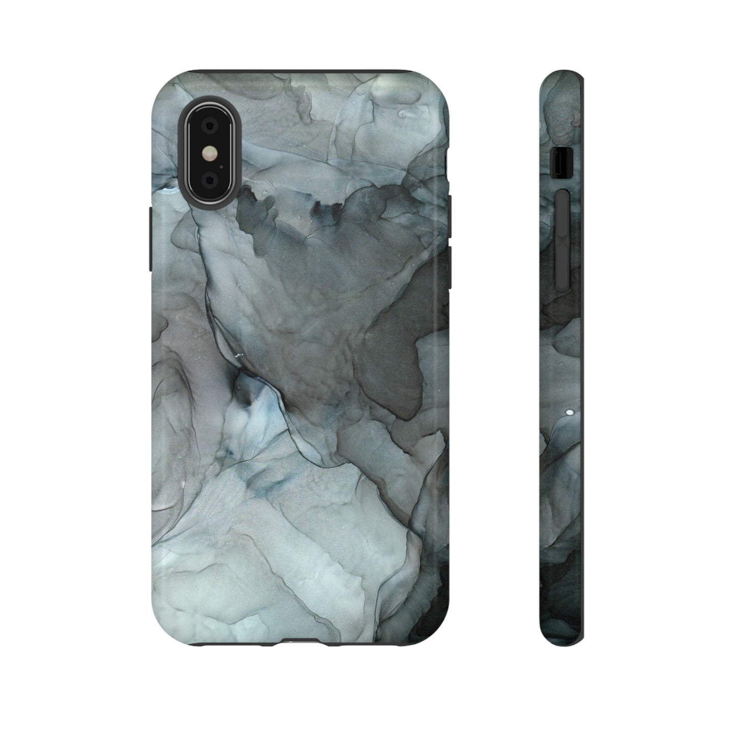 Smokey Black Abstract Art Phone Case