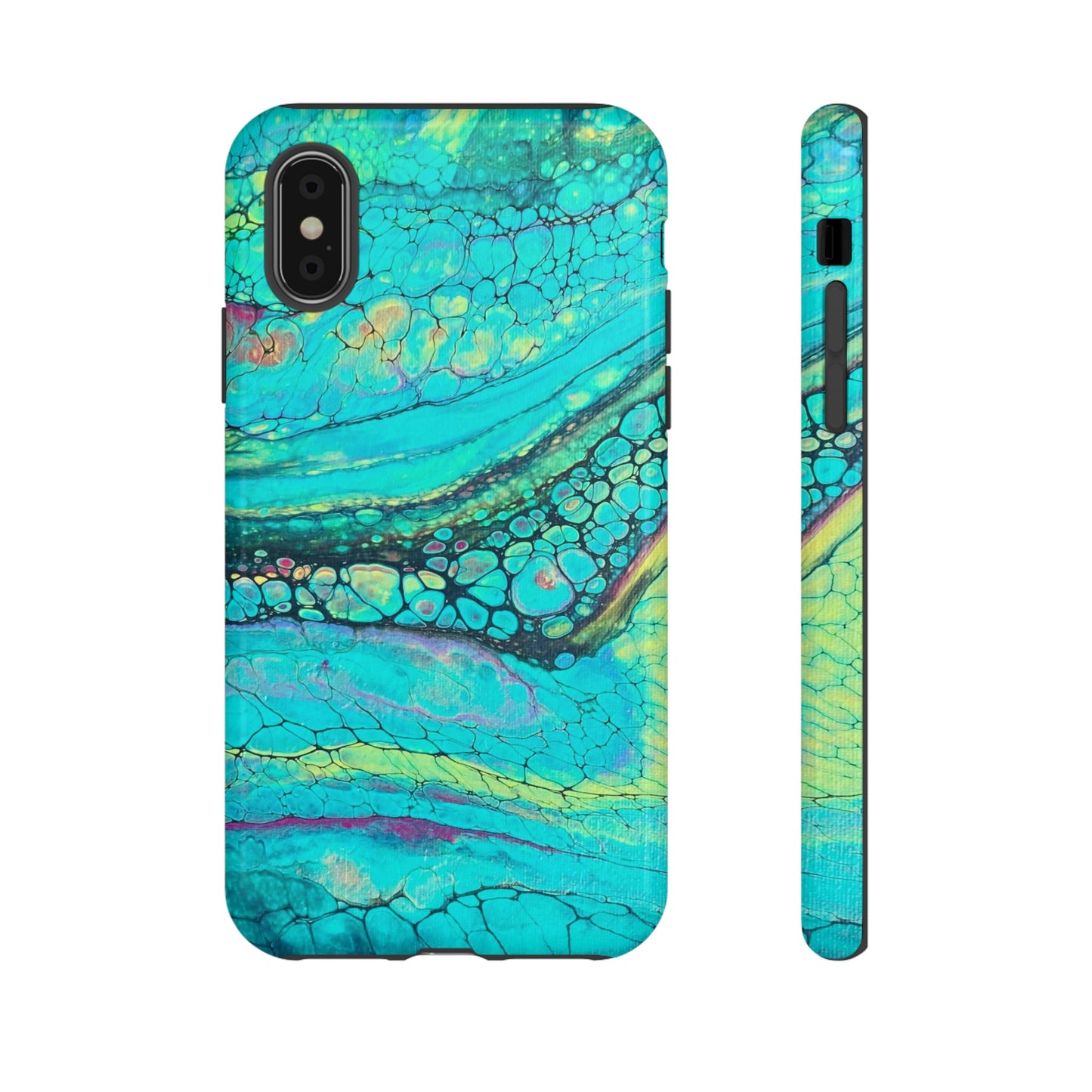 Green Abstract Art Phone Case