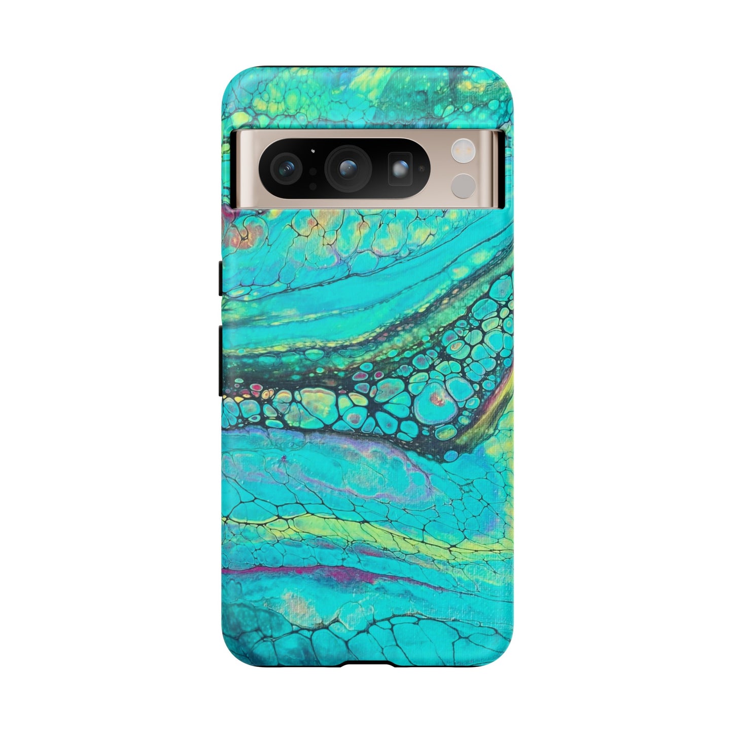 Green Abstract Art Phone Case