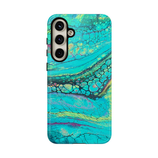 Green Abstract Art Phone Case