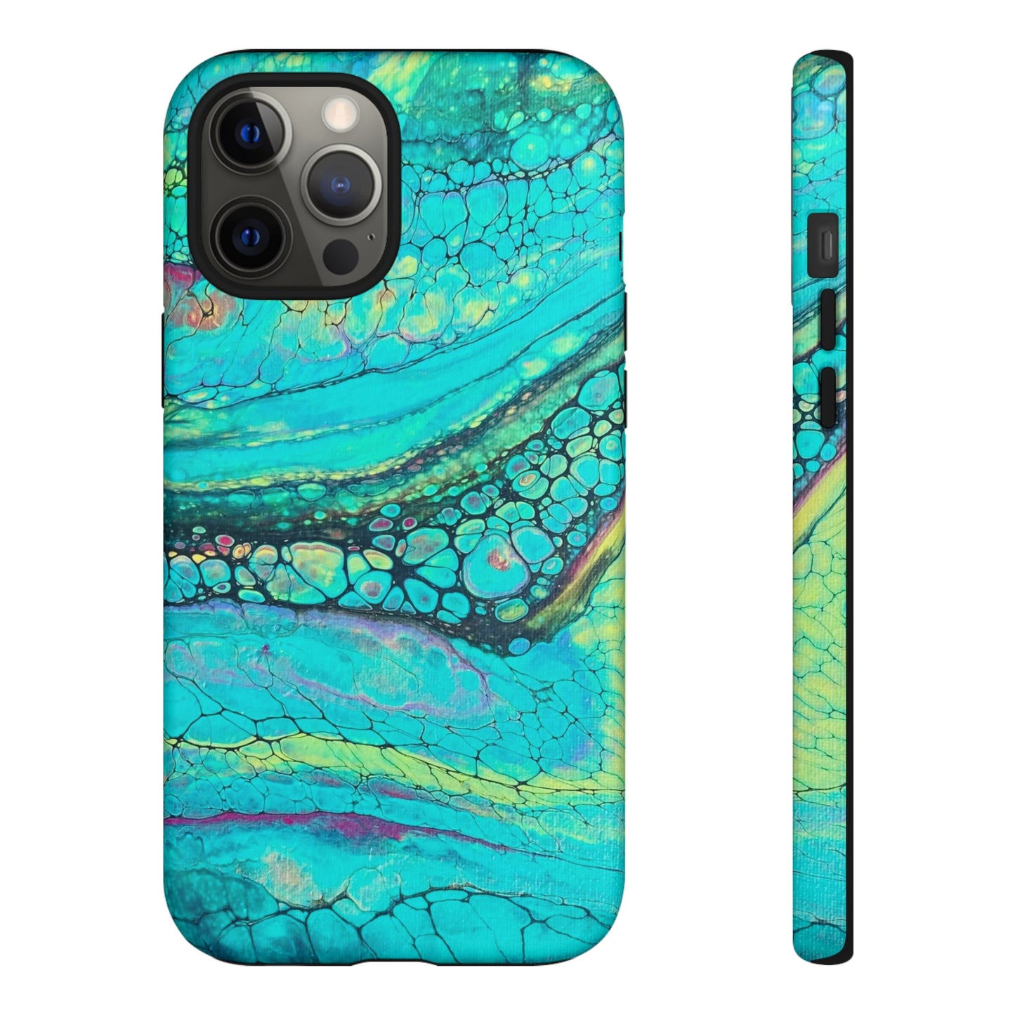 Green Abstract Art Phone Case