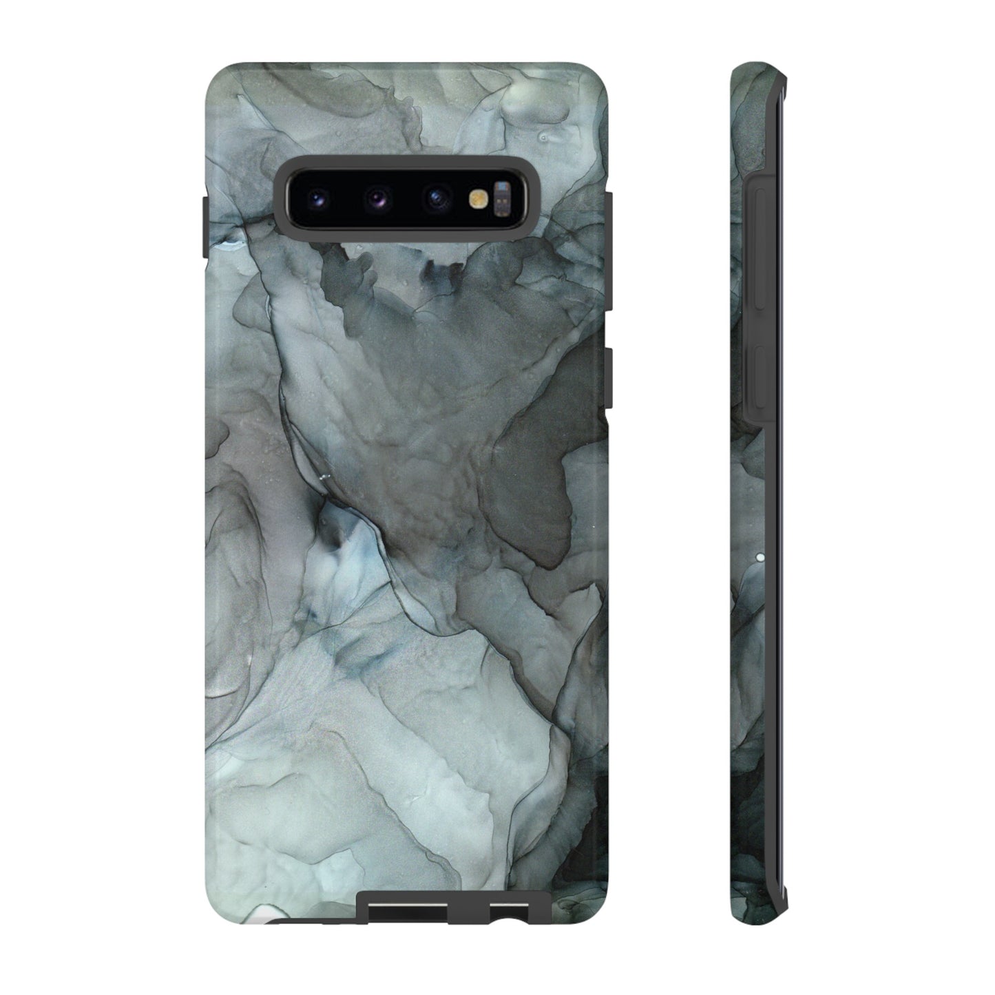 Smokey Black Abstract Art Phone Case