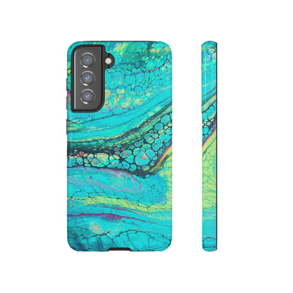 Green Abstract Art Phone Case