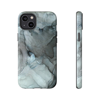 Smokey Black Abstract Art Phone Case