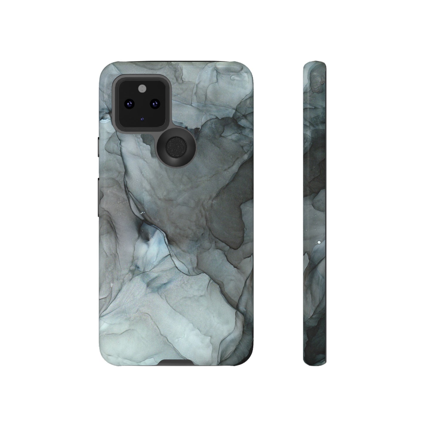 Smokey Black Abstract Art Phone Case