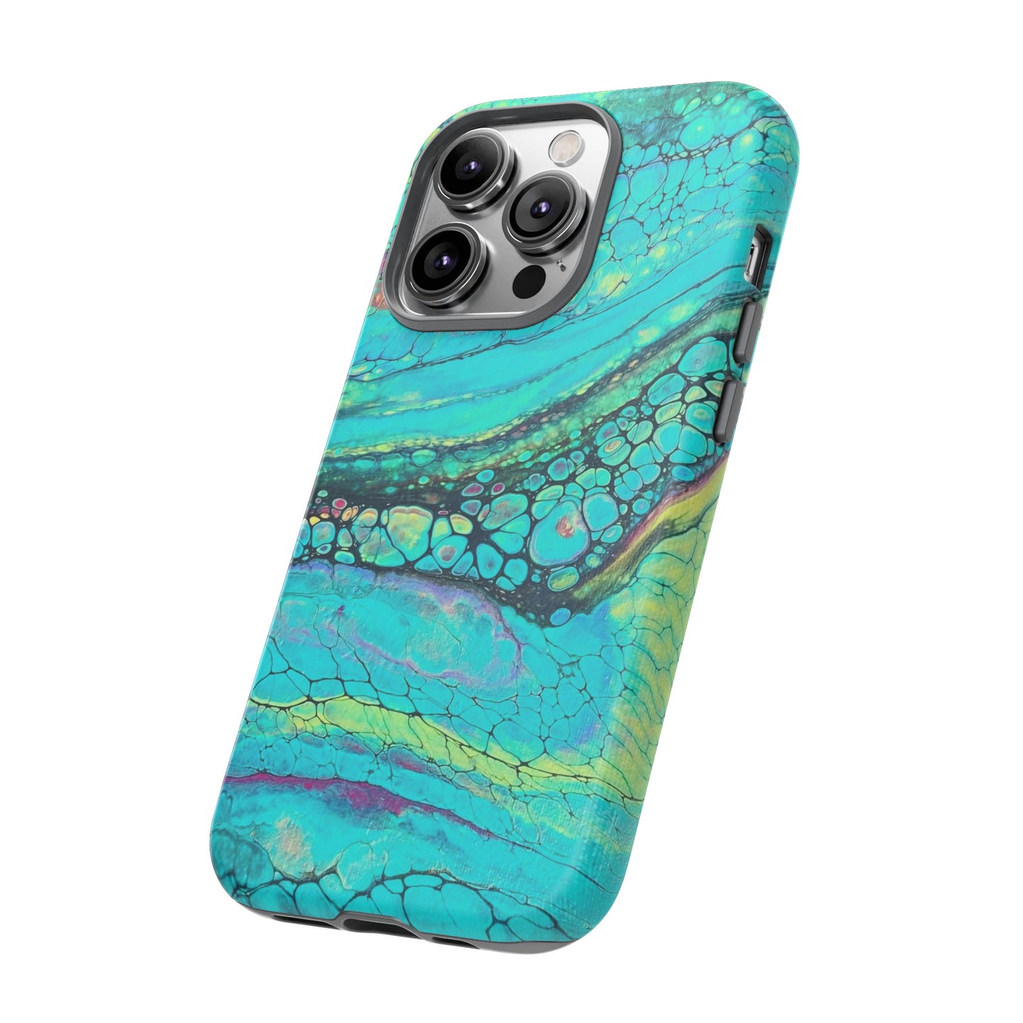 Green Abstract Art Phone Case