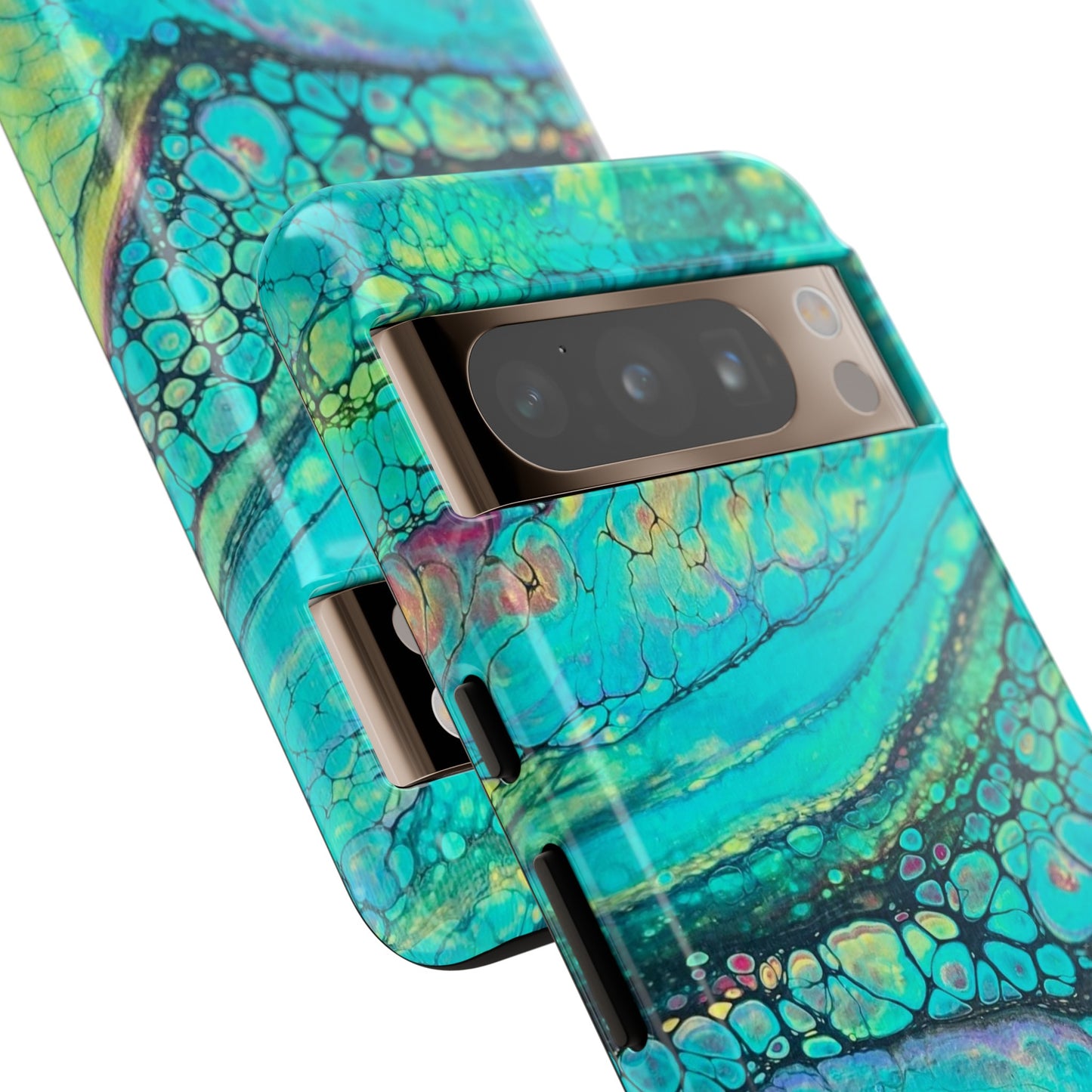 Green Abstract Art Phone Case