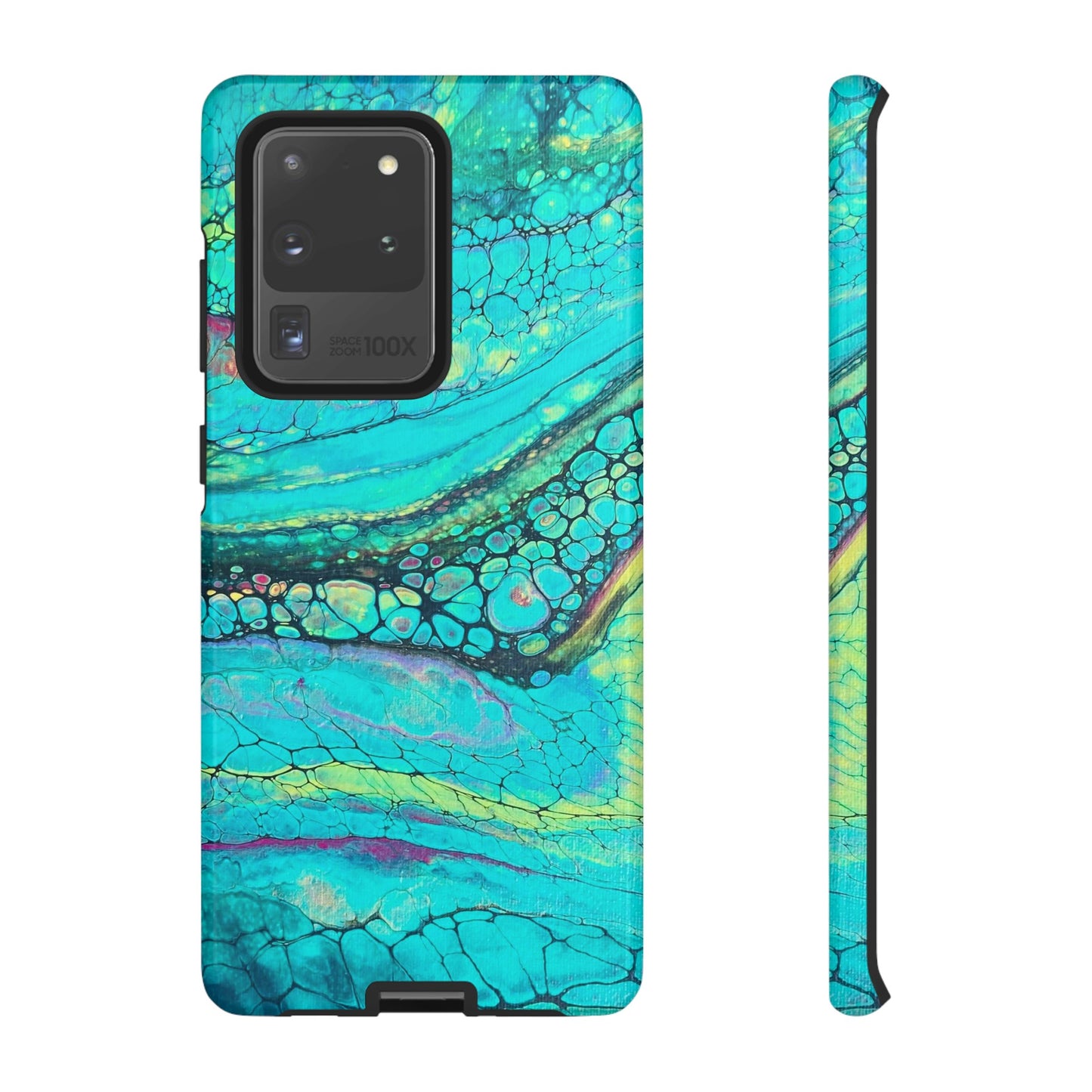 Green Abstract Art Phone Case