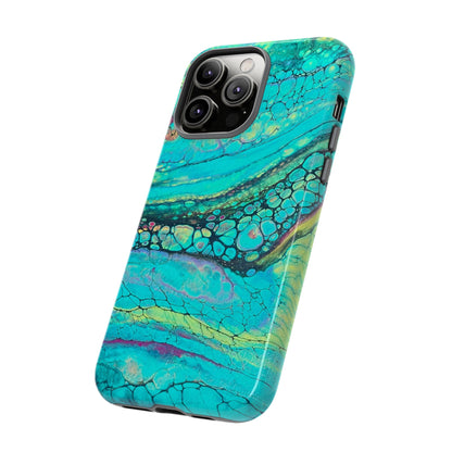 Green Abstract Art Phone Case