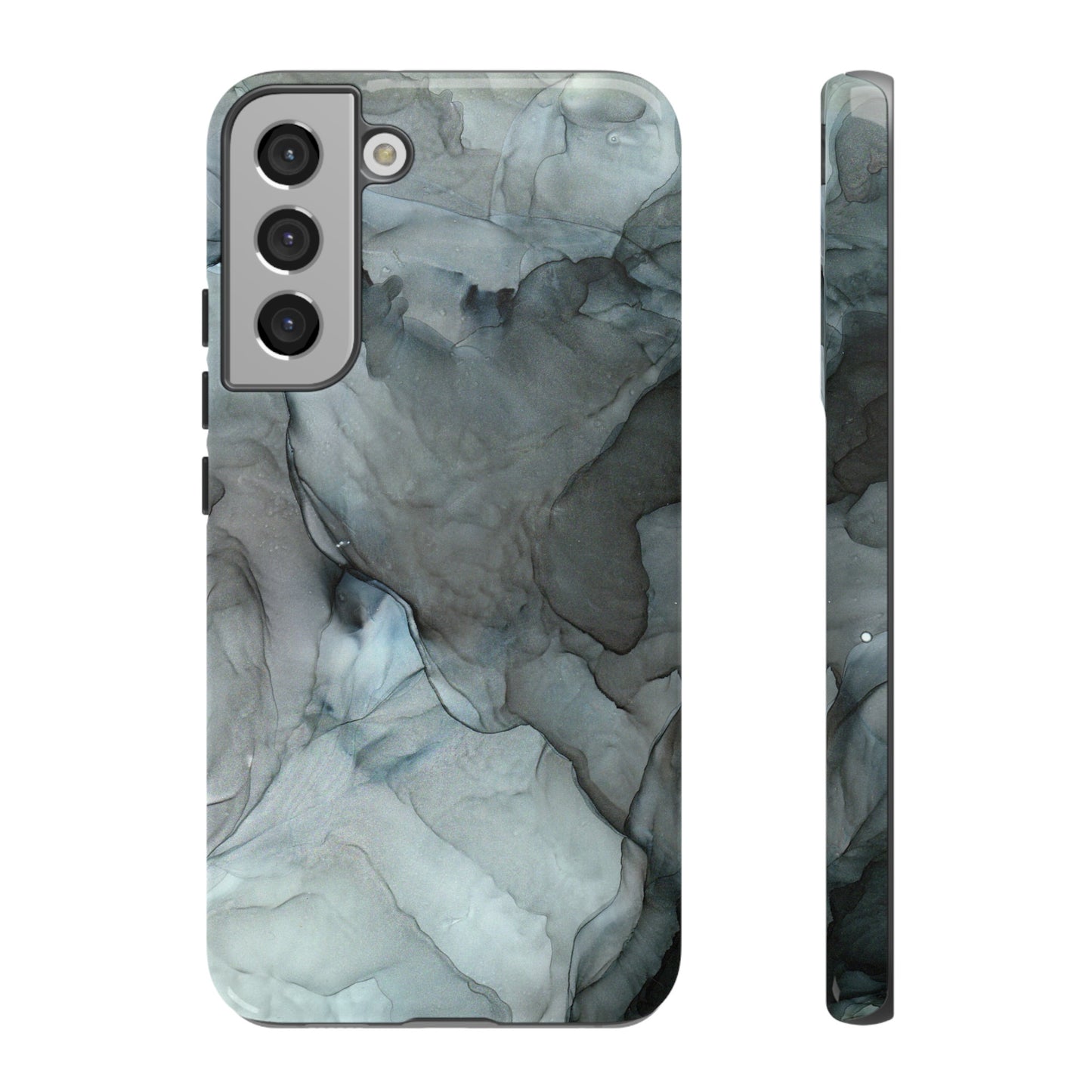 Smokey Black Abstract Art Phone Case