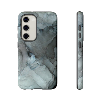 Smokey Black Abstract Art Phone Case