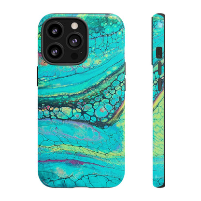 Green Abstract Art Phone Case