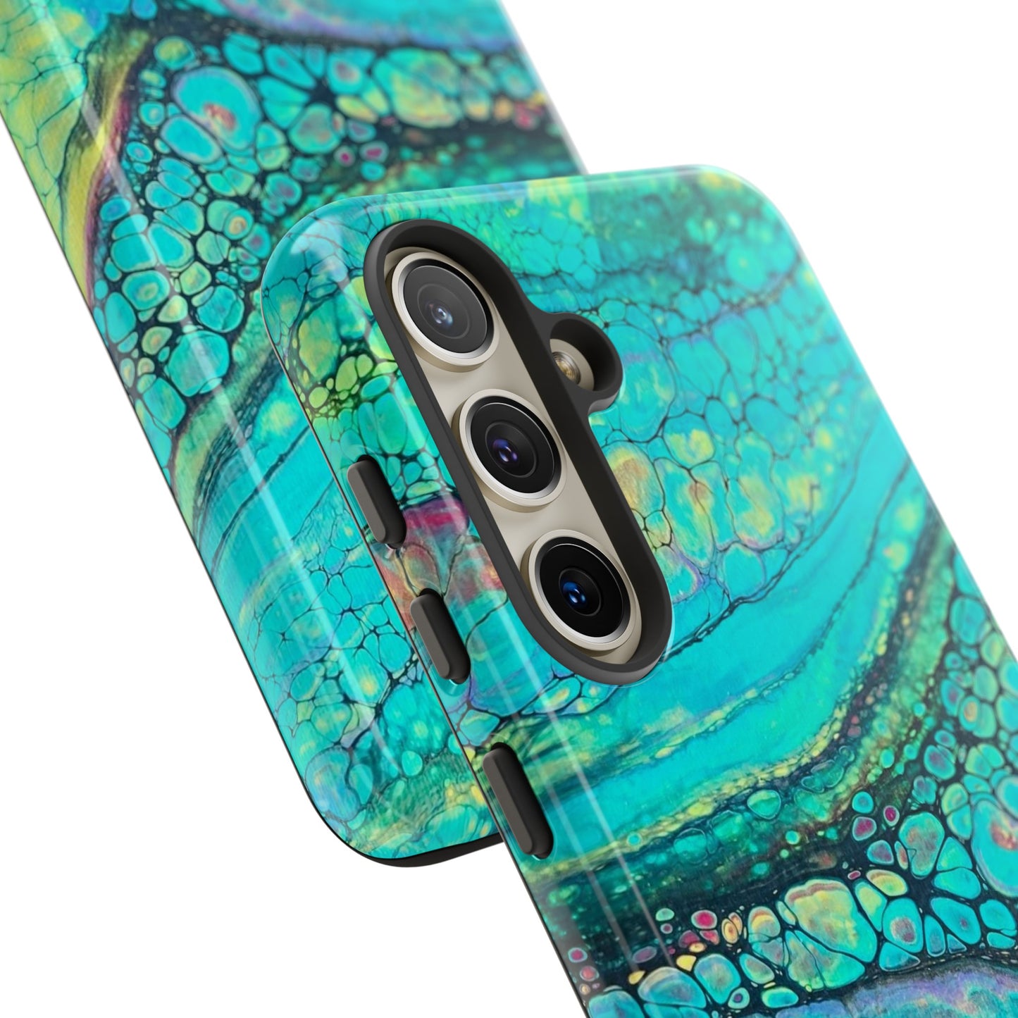 Green Abstract Art Phone Case