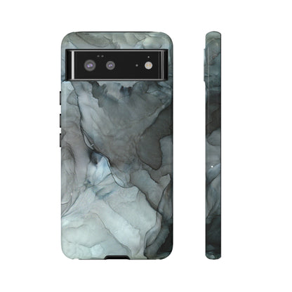 Smokey Black Abstract Art Phone Case