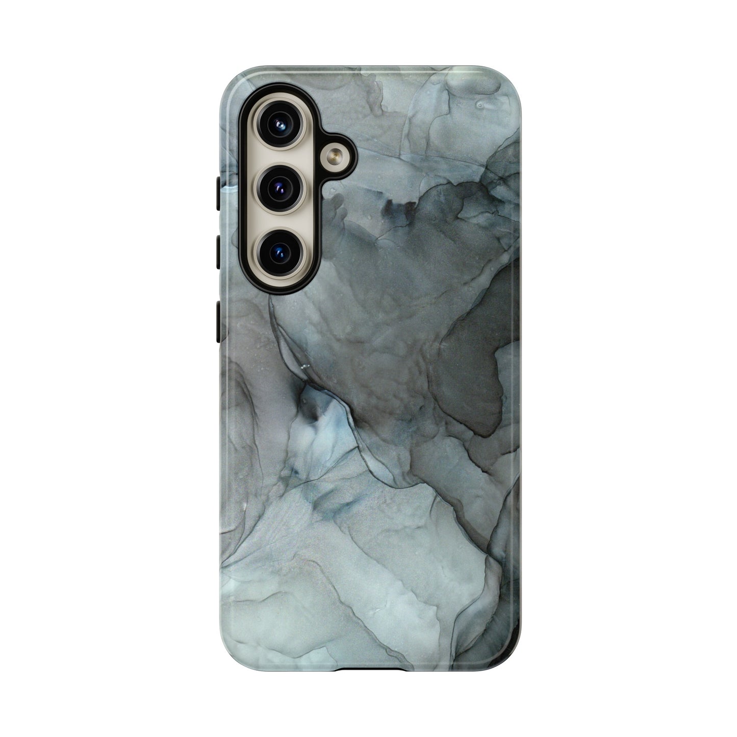 Smokey Black Abstract Art Phone Case