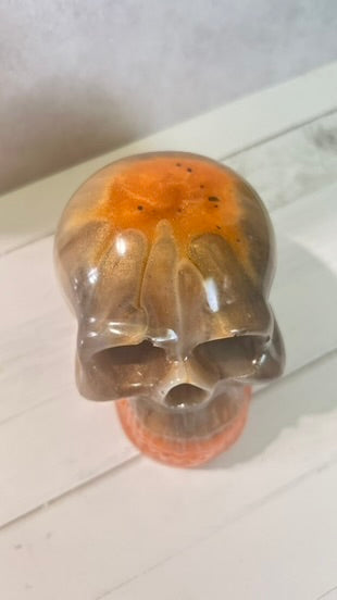 Orange/Brown Skull