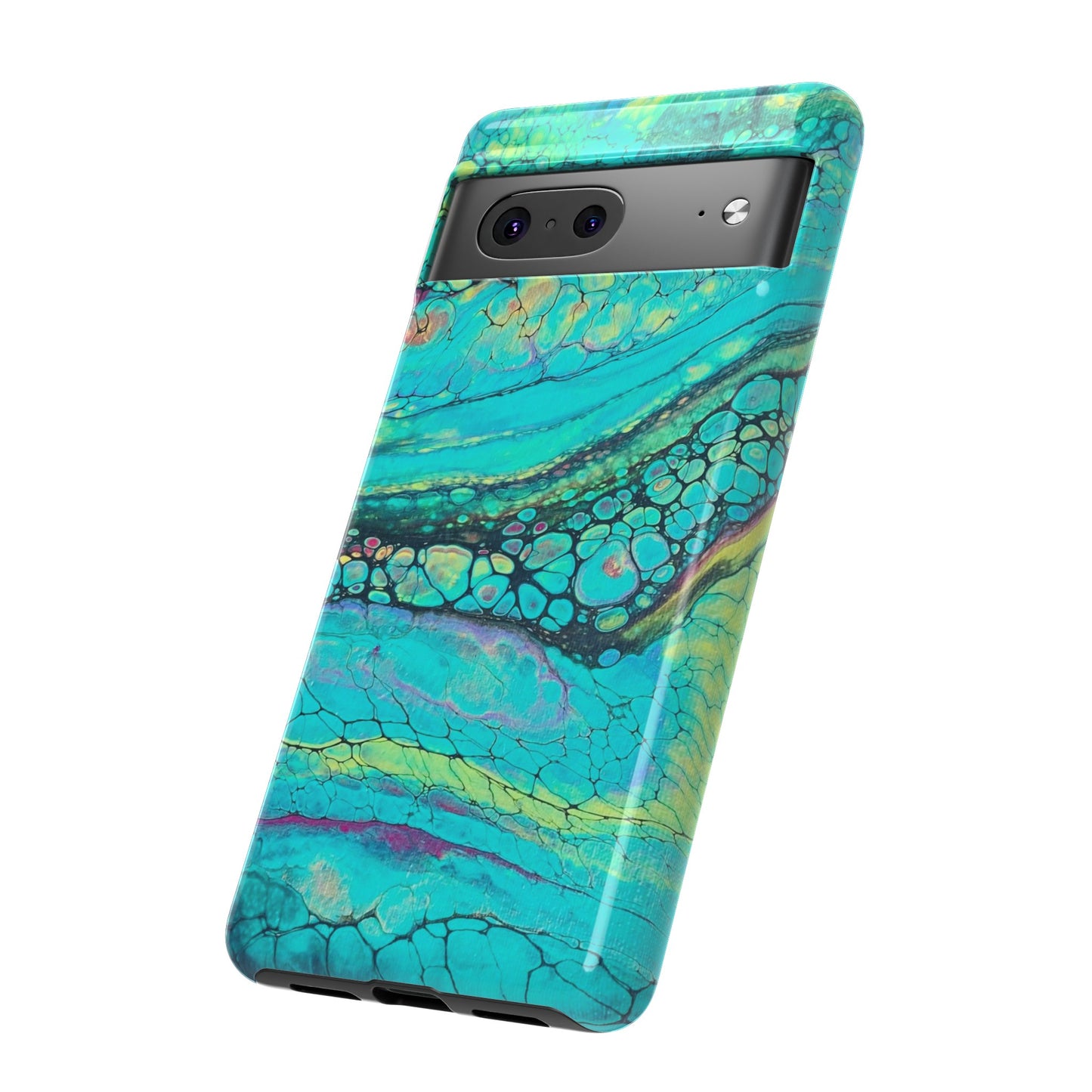 Green Abstract Art Phone Case