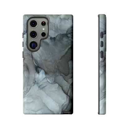 Smokey Black Abstract Art Phone Case