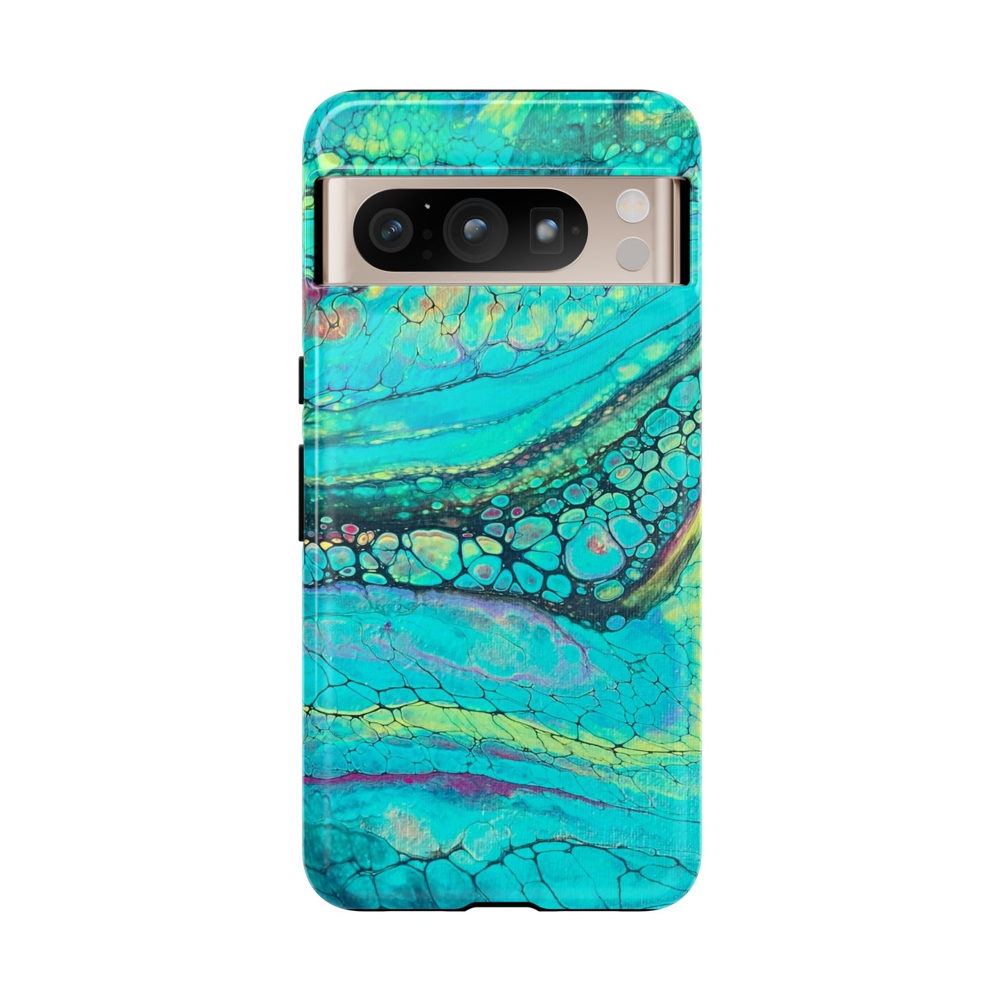 Green Abstract Art Phone Case