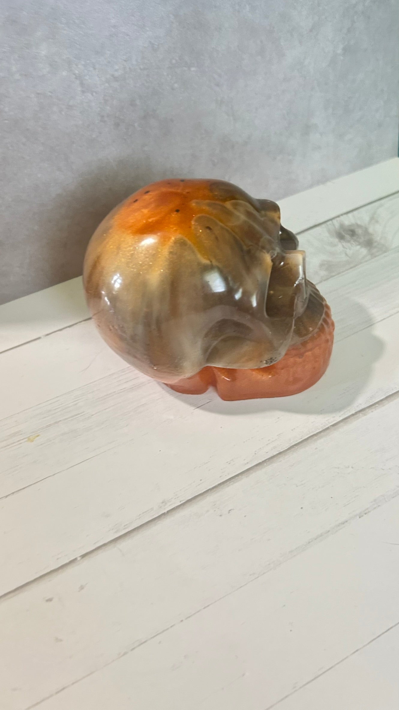 Orange/Brown Skull