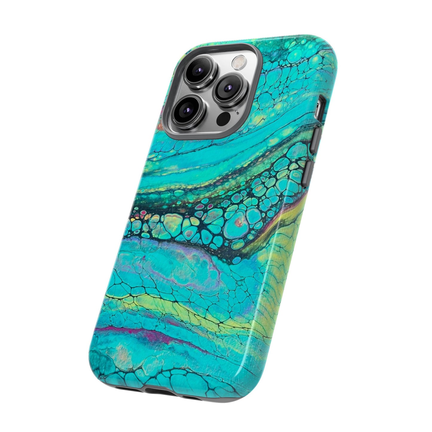 Green Abstract Art Phone Case