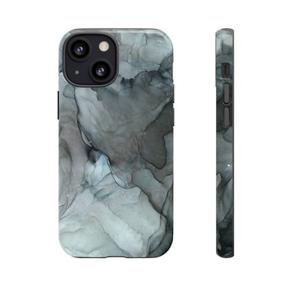 Smokey Black Abstract Art Phone Case