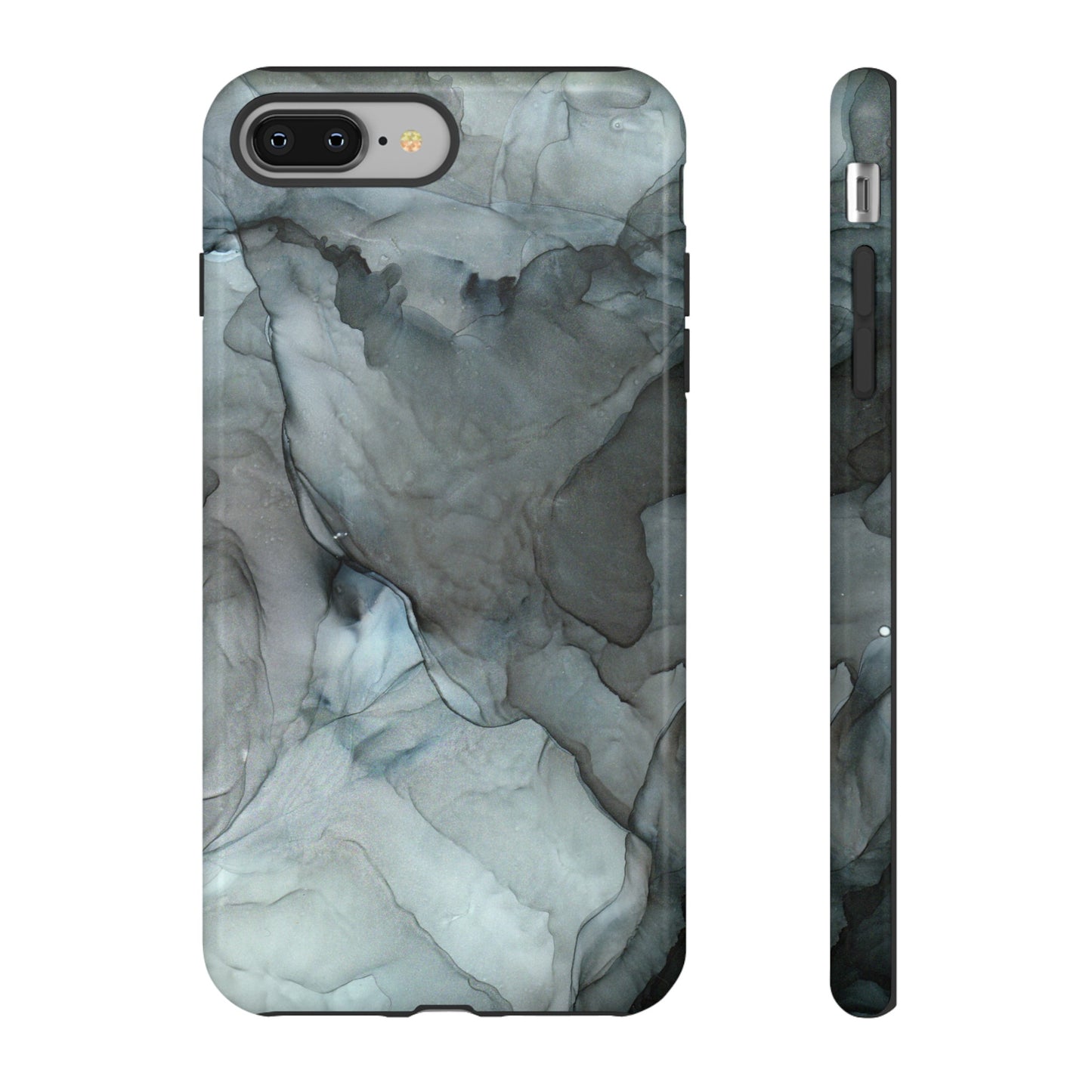 Smokey Black Abstract Art Phone Case