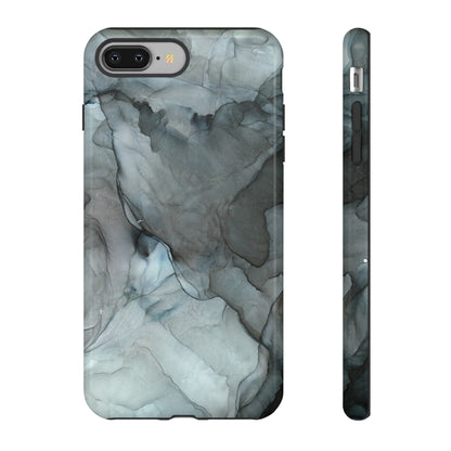 Smokey Black Abstract Art Phone Case