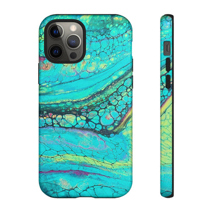 Green Abstract Art Phone Case